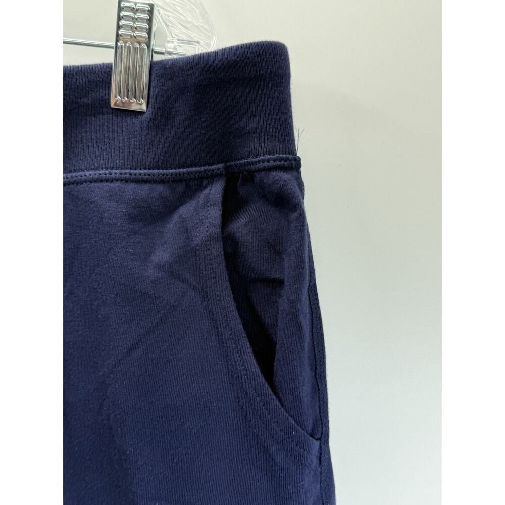 Hanes Navy Blue Lounge Shorts Women XL Drawstring Cotton Casual Comfy Athleisure - Picture 4 of 9